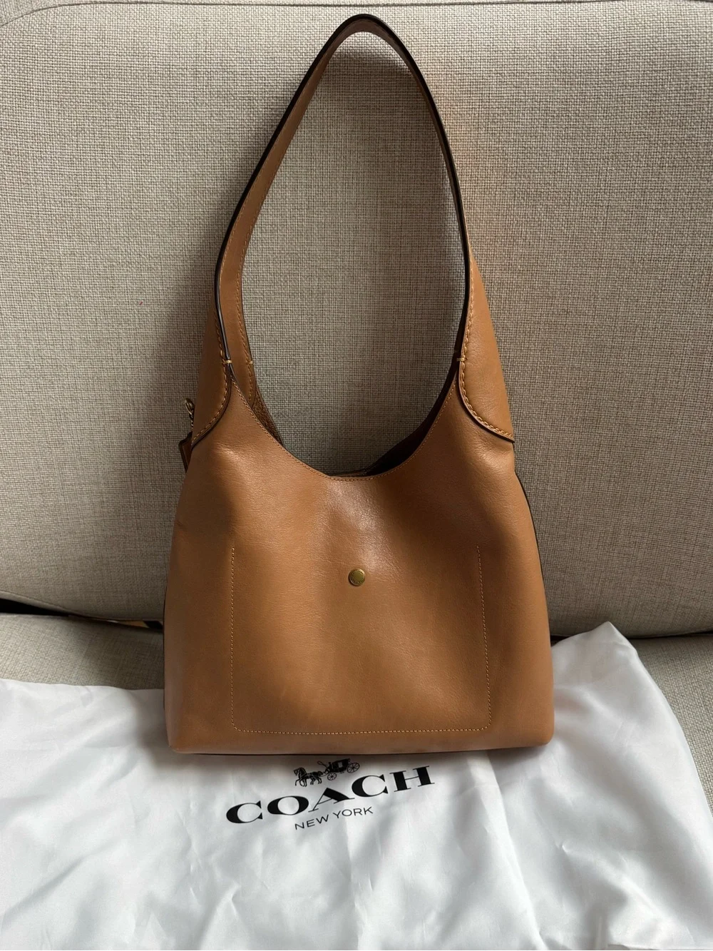 Coach Brooklyn 28 Bag - Honey Brown